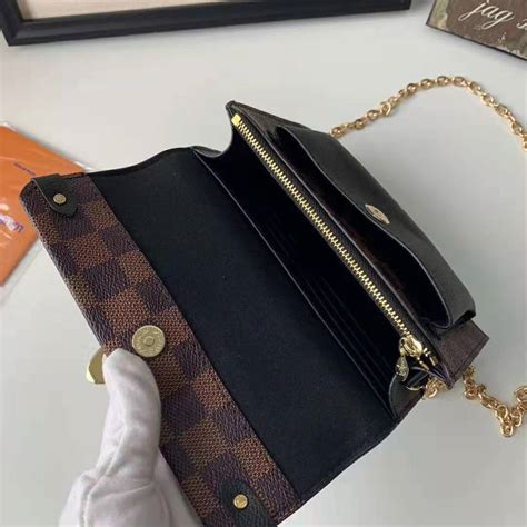 louis vuitton wallet with chain